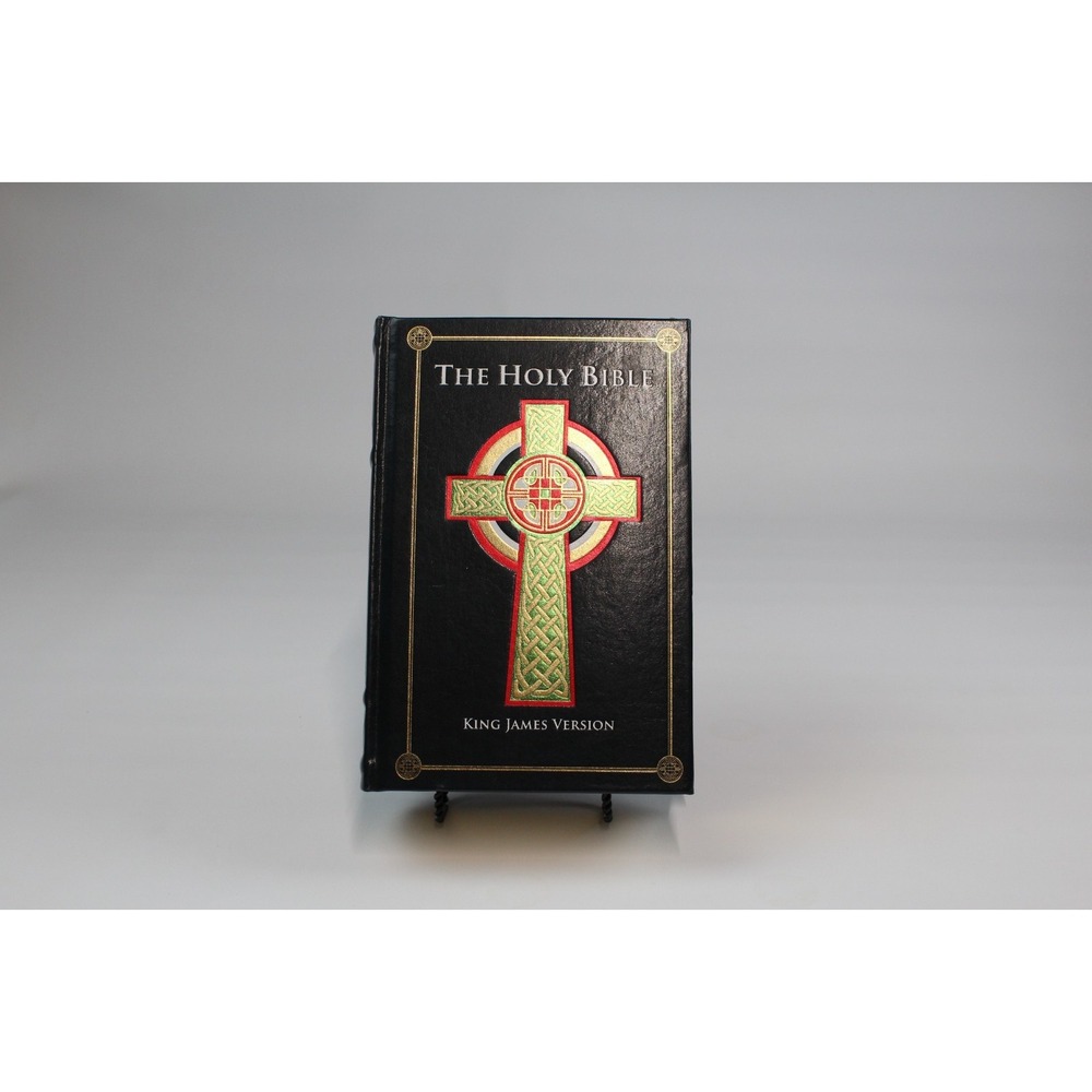 The Holy Bible Illustrated KJV Canterbury Classics Leather Bound Gold Edge HC